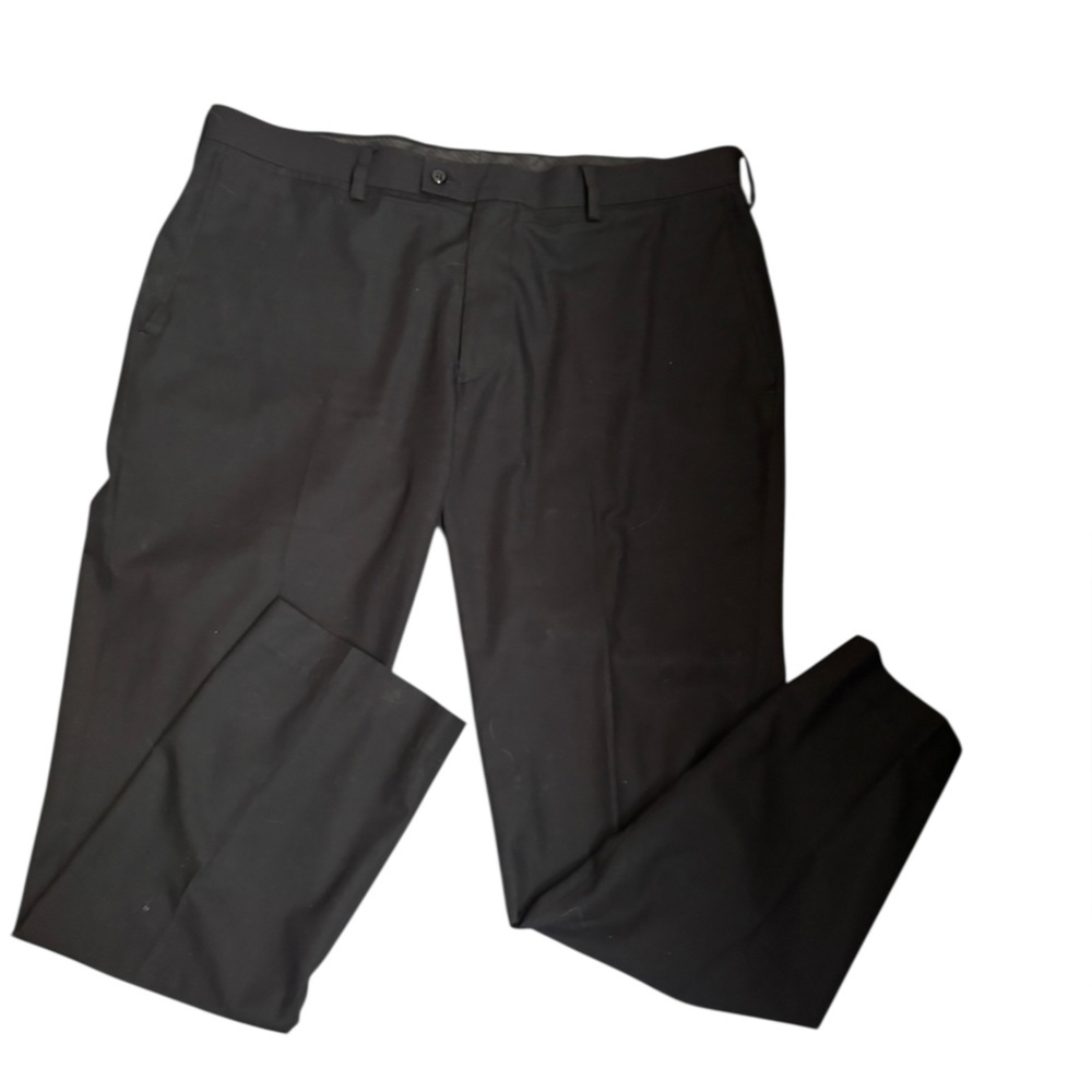 NORDSTROM RACK Suit Separates Black Suit Pants Size 40X32 Flat Front Business - Picture 11 of 11